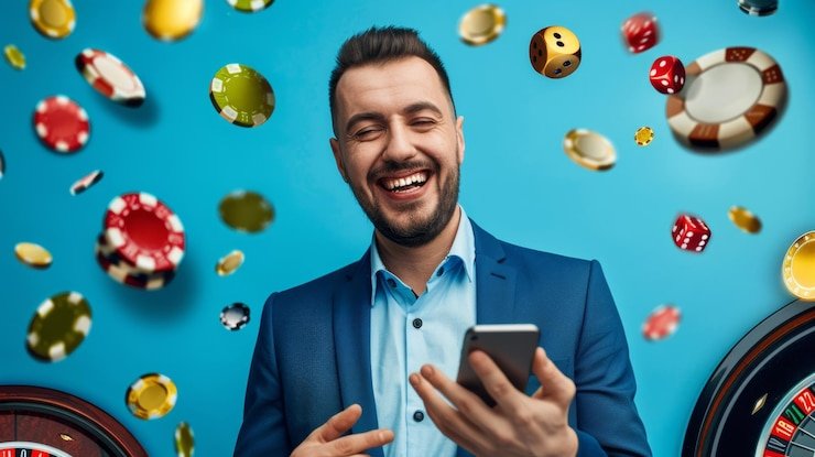 Tampilan permainan slot Caishen Wins dengan simbol-simbol tradisional dan fitur bonus